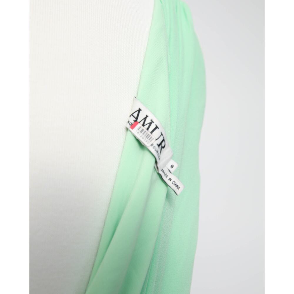 AMUR Zela One Shoulder Gown in Green Wedding Guest Size 6 - Picture 8 of 8